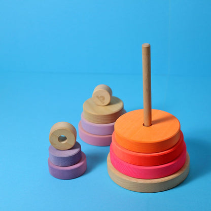 Stacking Tower Neon Pink