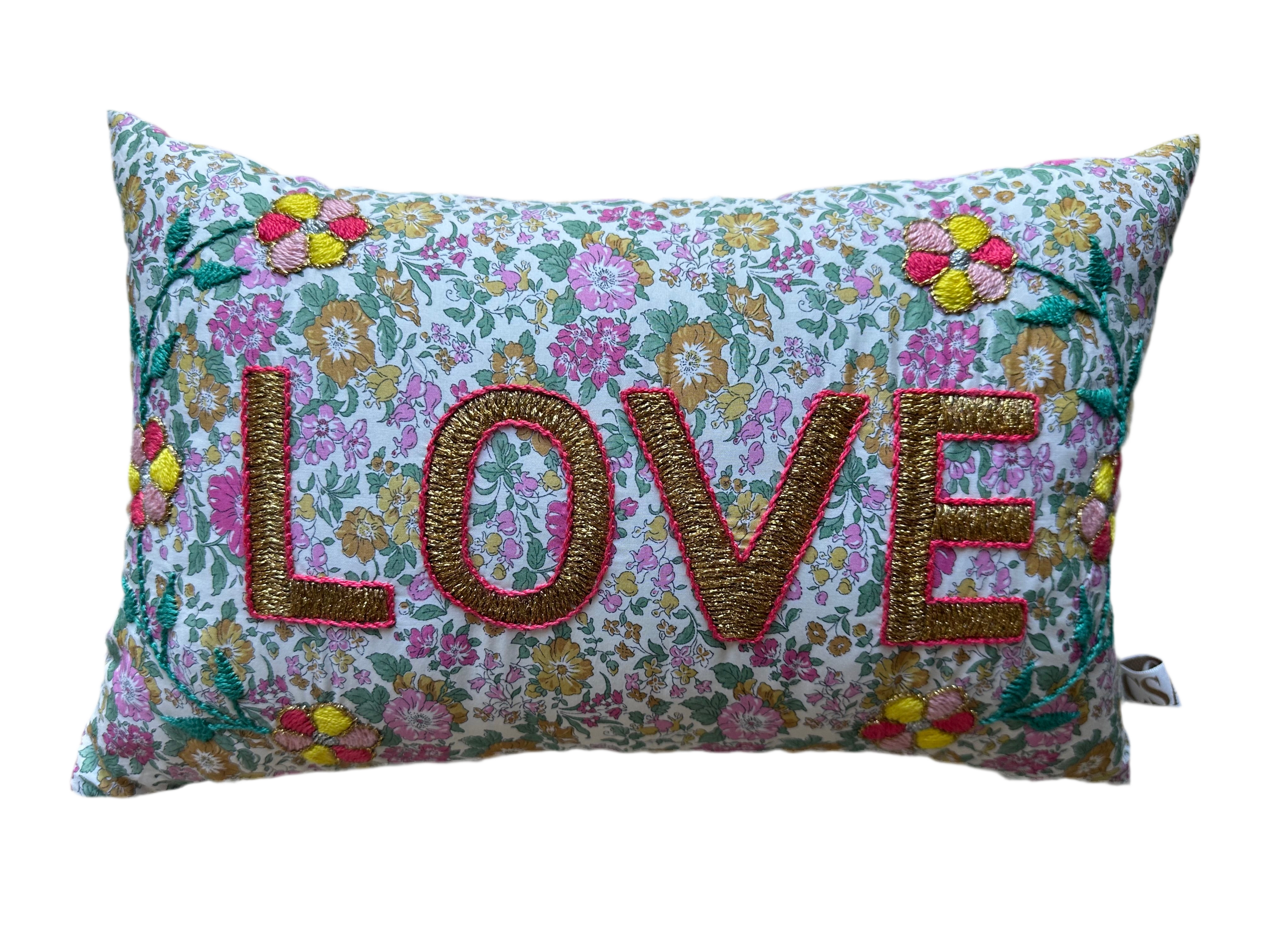 Love Mini Cushion Pink