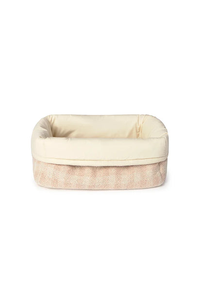 Quilted Basket Vichy Rose