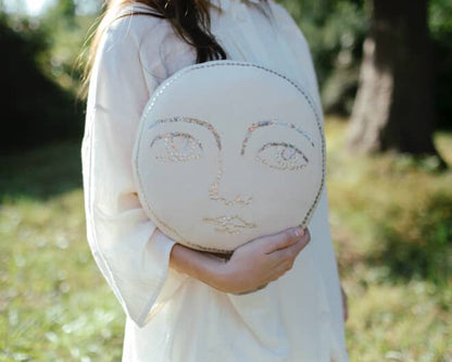 Full Moon Face Pillow