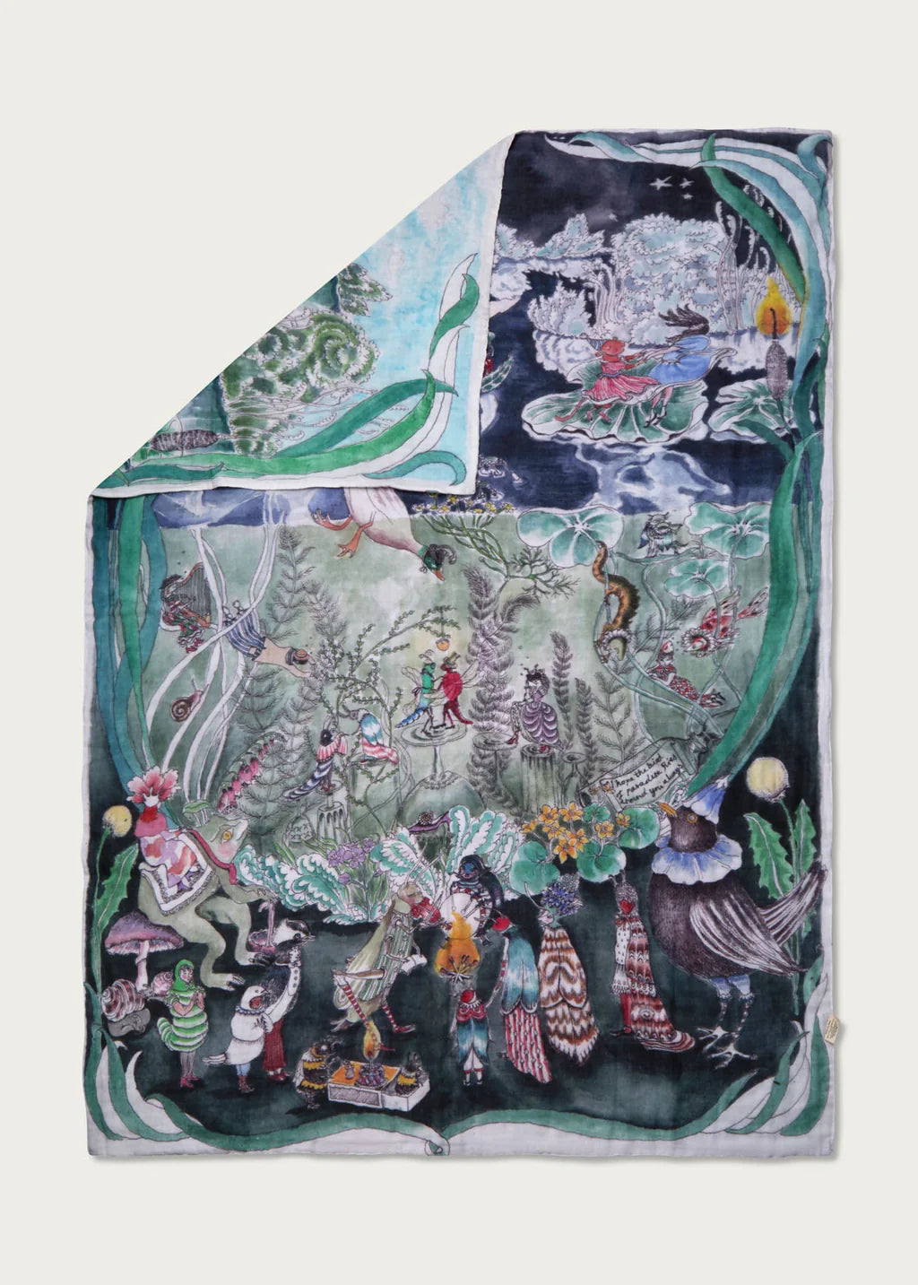 The Pond Dance Reversible Baby Swaddle