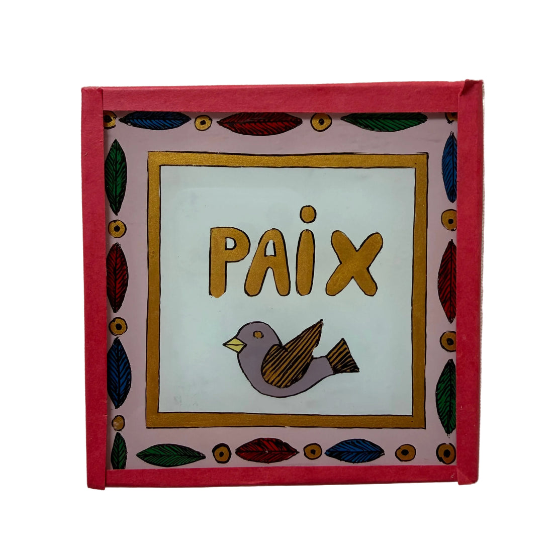 Paix Lilac Bird Painting - Mini