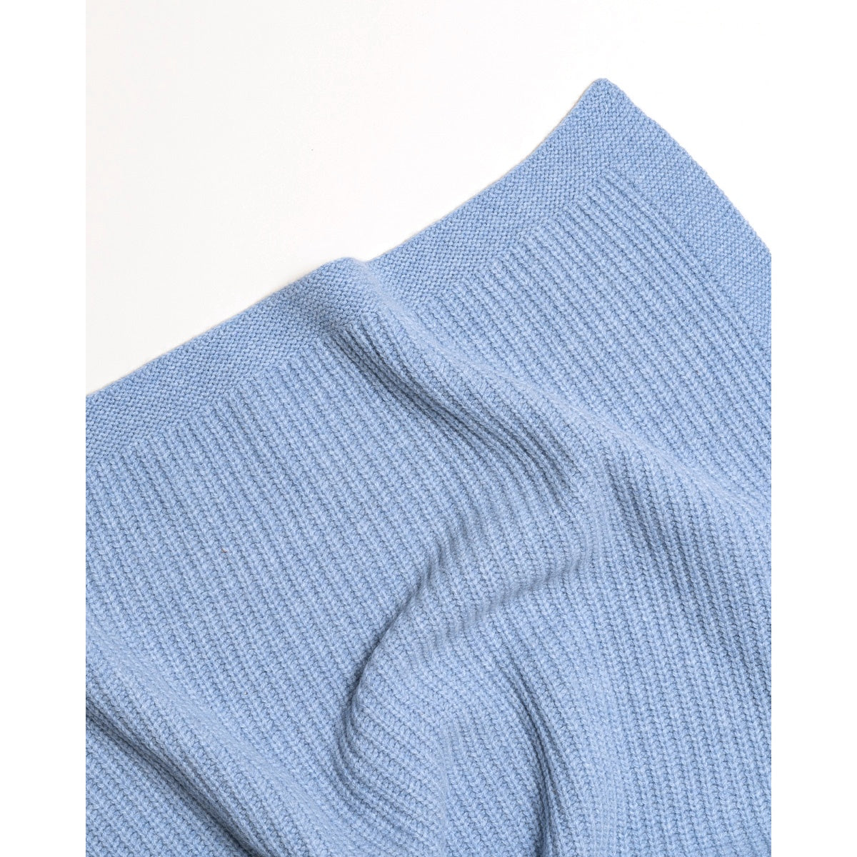 Hvid Kiki Blanket Frost Blue – merino lambswool baby blanket, photo 2