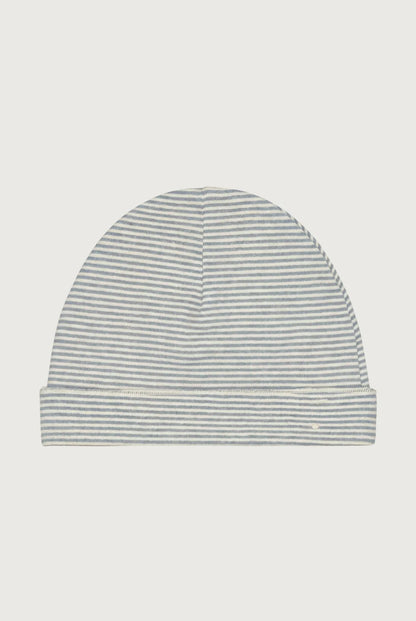 Baby Beanie Stone Grey Cream