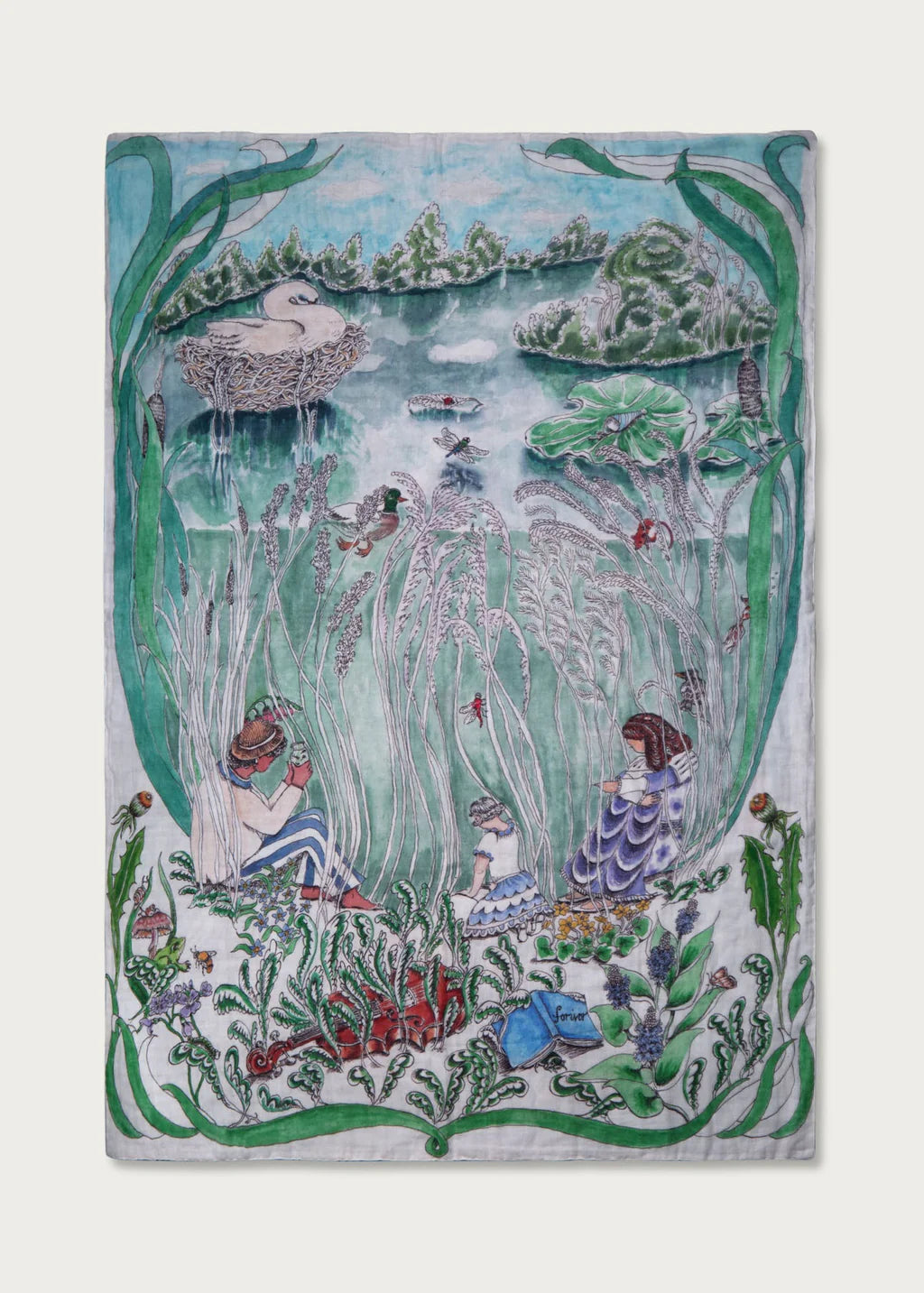 The Pond Dance Reversible Baby Swaddle