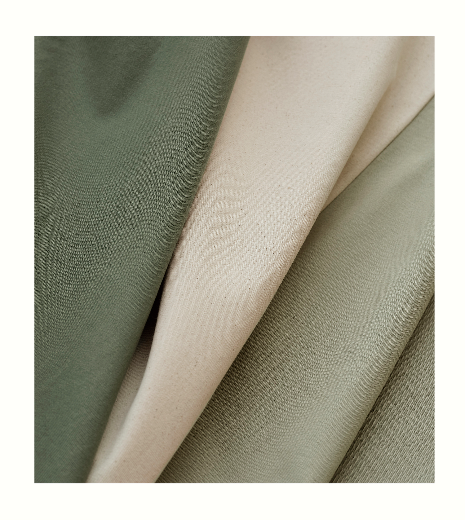 Canopy For Camp Bed - Circus Green/Undyed