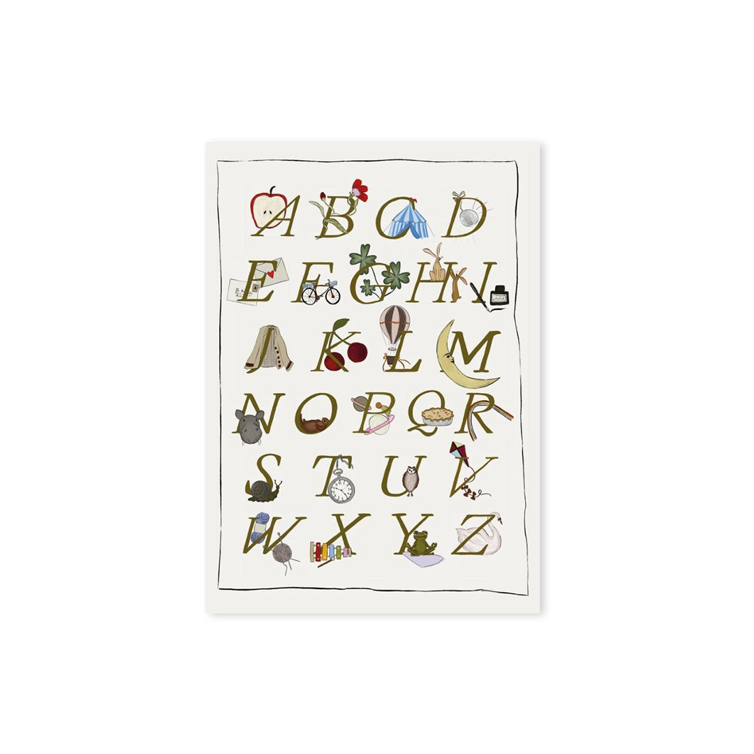 Limited Alphabet Poster A4