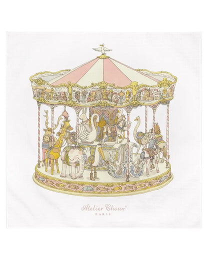 Swaddle Blanket - Carousel Pink