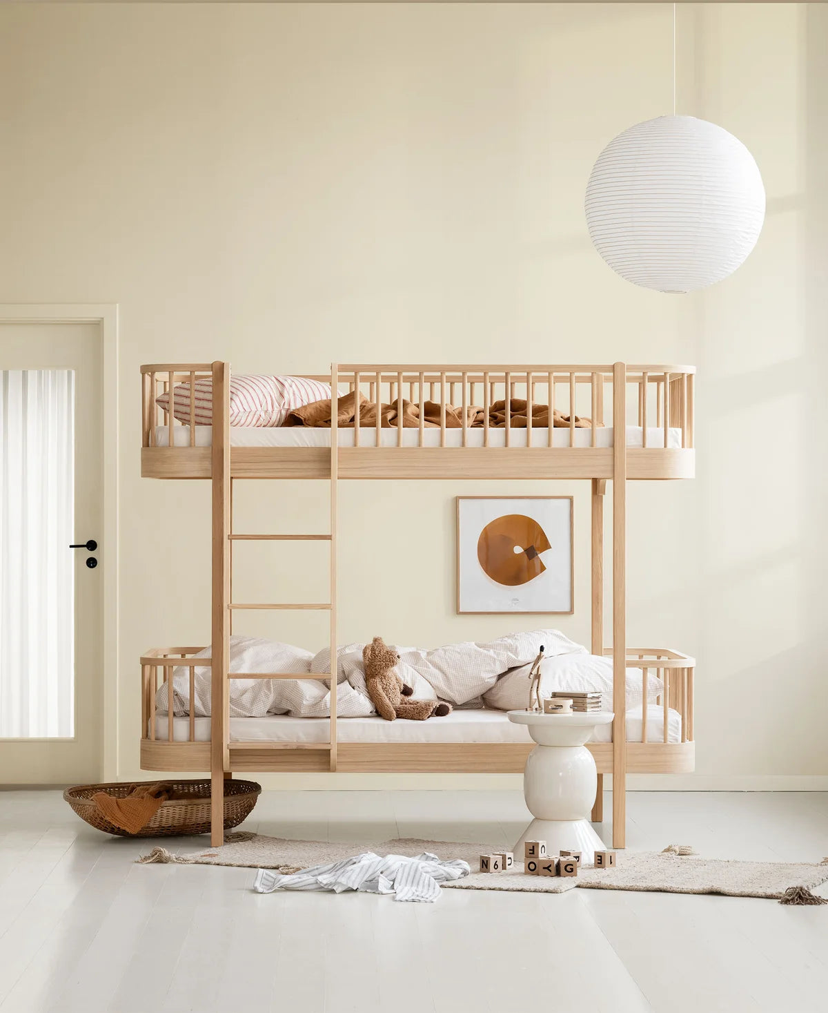 Wood Bunk Bed Oak
