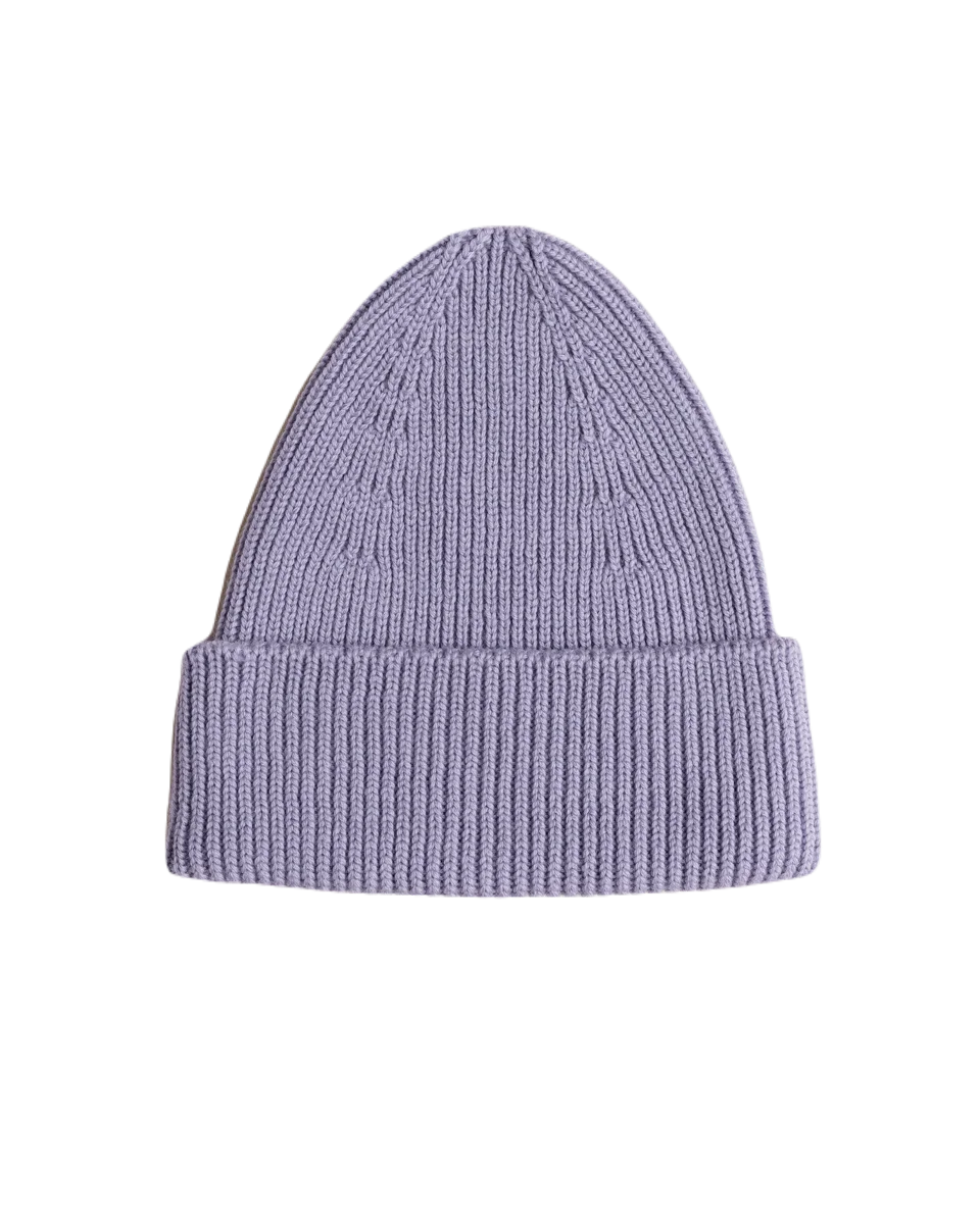 Fonzie Merino Beanie Newborn Lilac