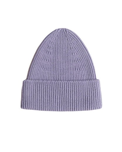 Fonzie Merino Beanie Newborn Lilac