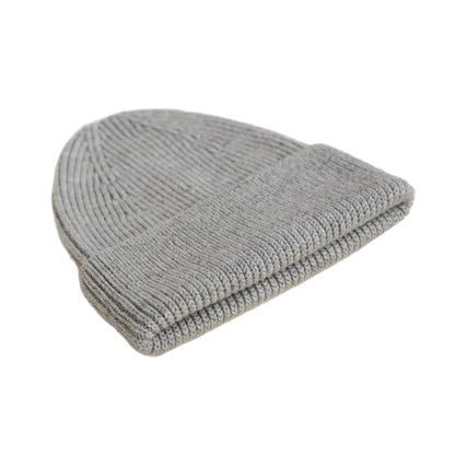 Fonzie Merino Beanie Kids Grey Melange