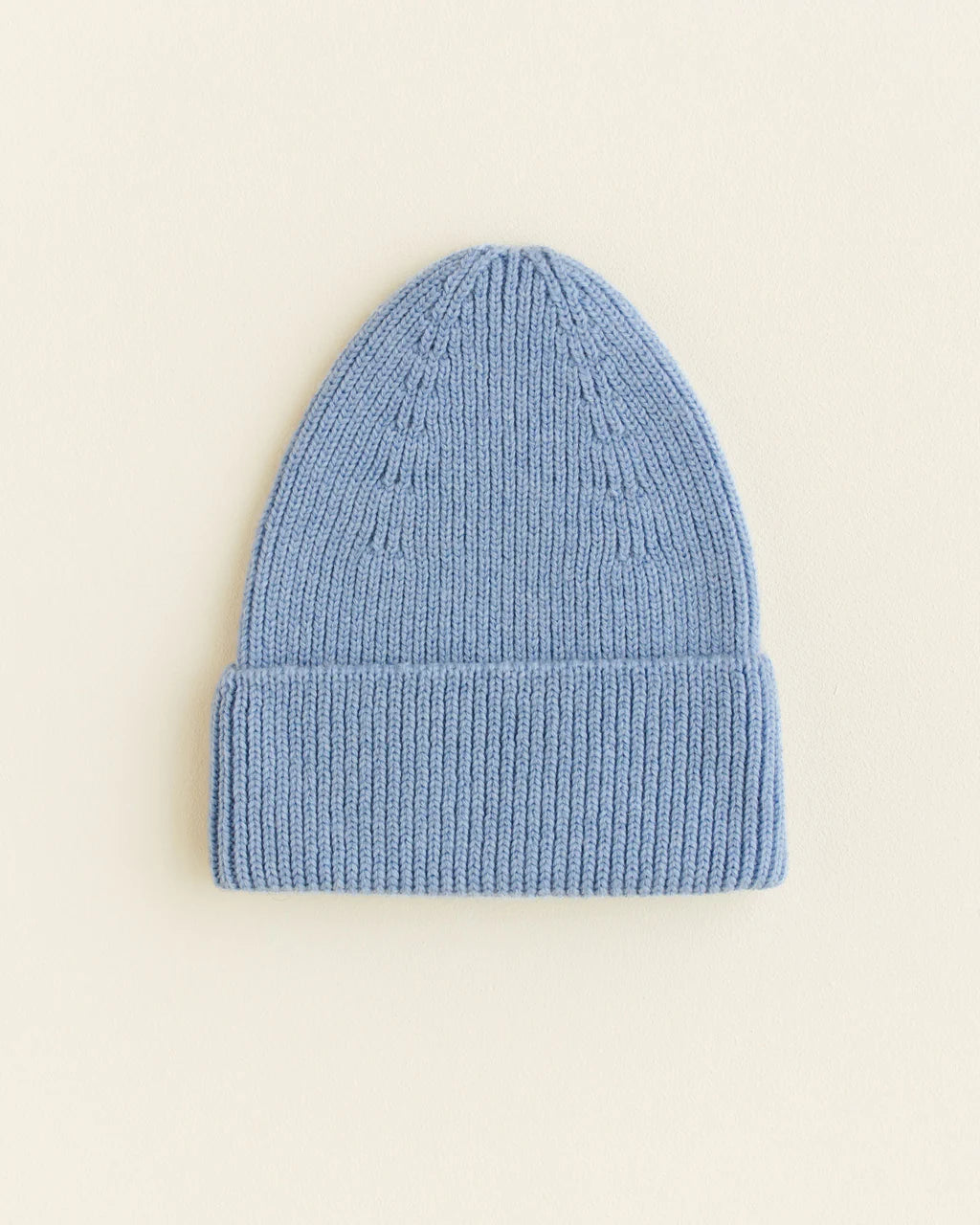 Fonzie Merino Beanie Licht Blauw