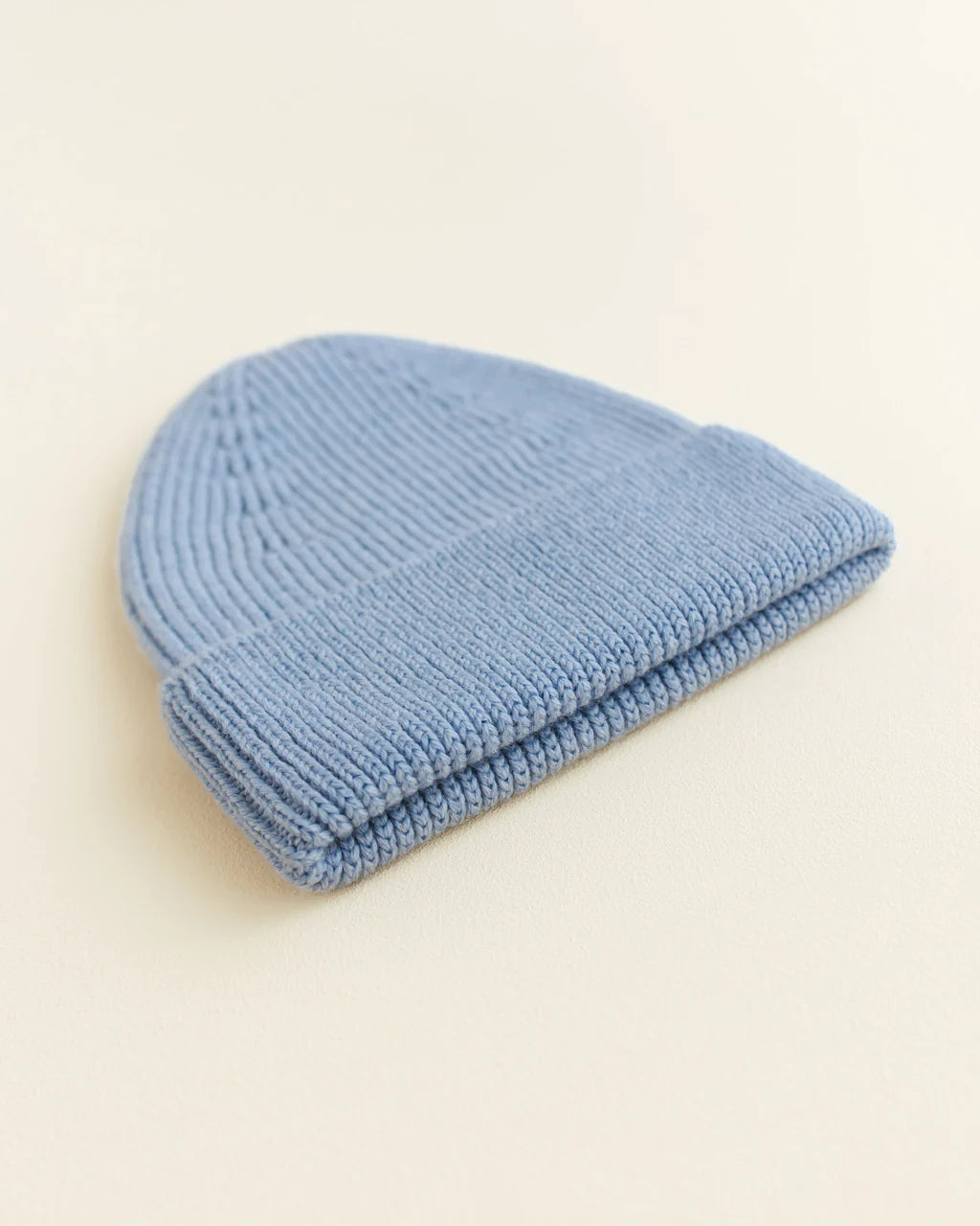 Fonzie Merino Beanie Licht Blauw
