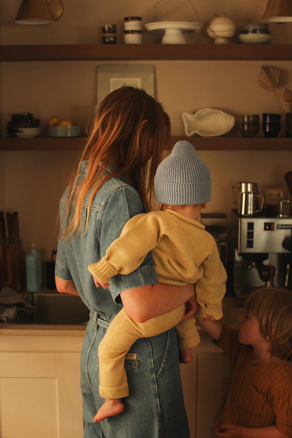 Fonzie Merino Beanie Licht Blauw