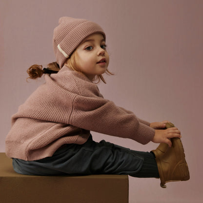 Baby Knitted Cardigan Berry