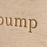 Bump: A Pregnancy Story pregnancy journal, close-up detail of the cover design