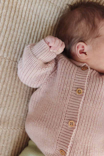 Hvid Inga Vest Poeder – merinowollen vestje, foto 2