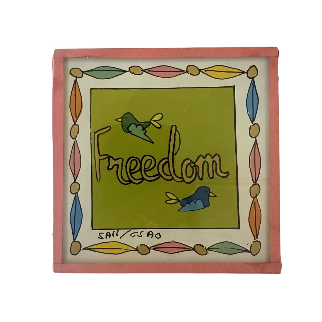 Decorative sign with &