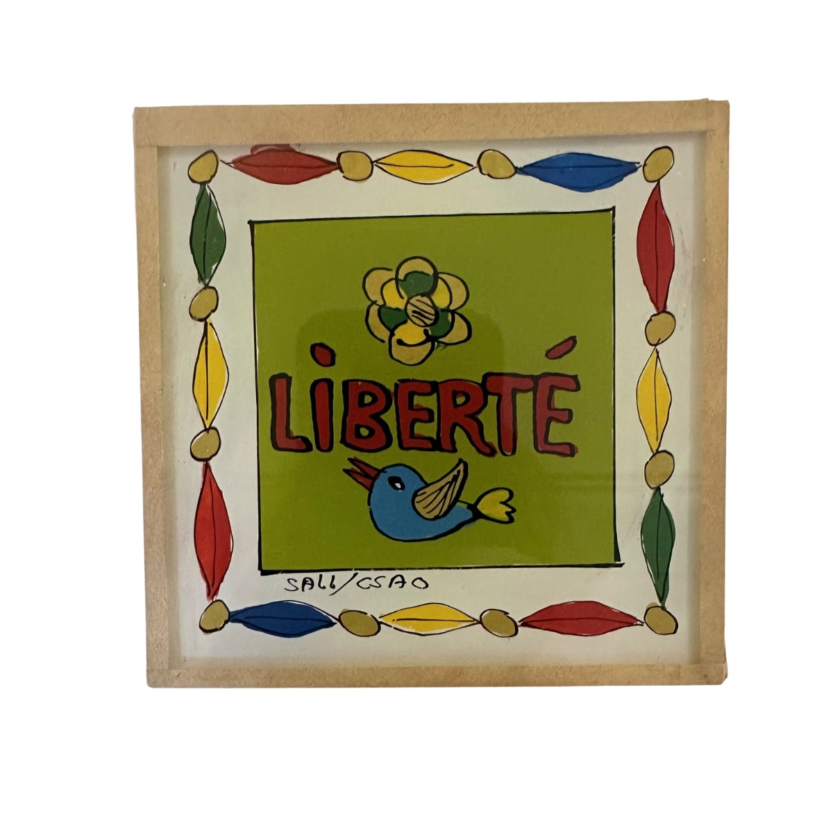 Decorative sign with &