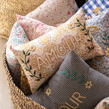 Mini Cushion Amour Liberty Yellow