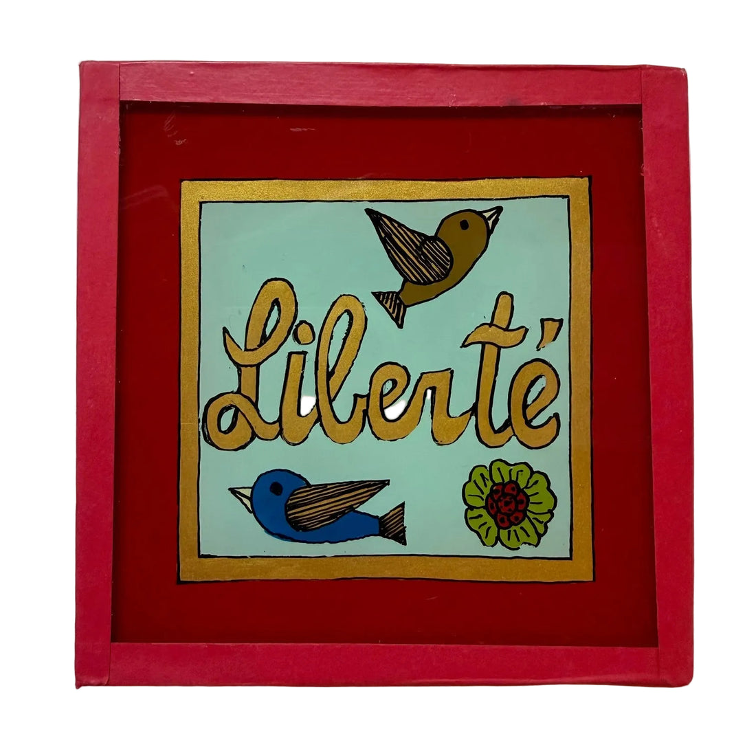 Decorative tile with &