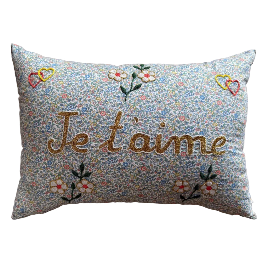 Decorative pillow with &