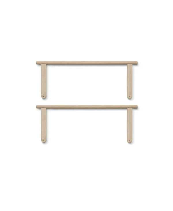 Camp Novel bed guard, 2 pcs., oak