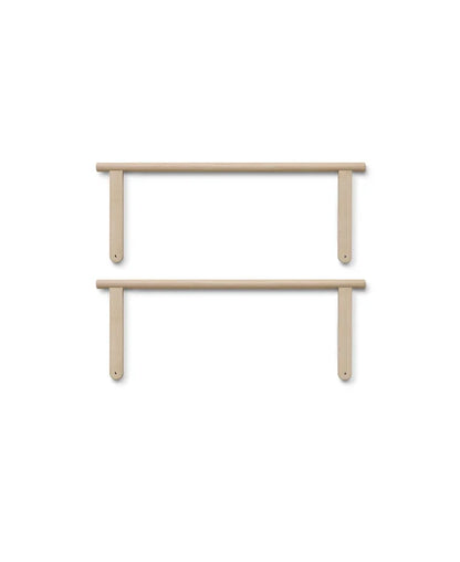 Camp Novel bed guard, 2 pcs., oak
