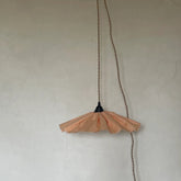 Detail from Poppy Pendant Lamp - Rosa Salmon by Chamusquina