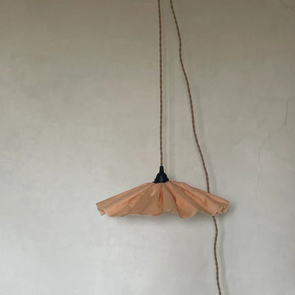 Detail from Poppy Pendant Lamp - Rosa Salmon by Chamusquina