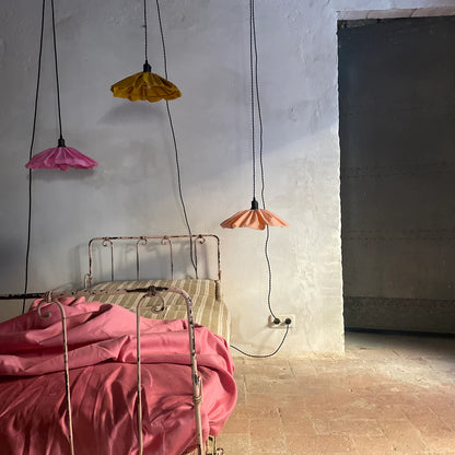 Poppy Pendant Lamp - Amber