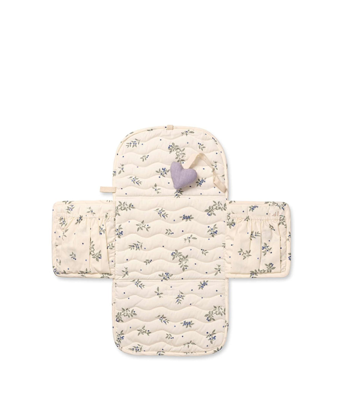 Dear April Change To Go Blueberries changing mat, opened flat