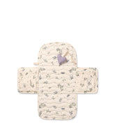 Dear April Change To Go Blueberries changing mat, opened flat