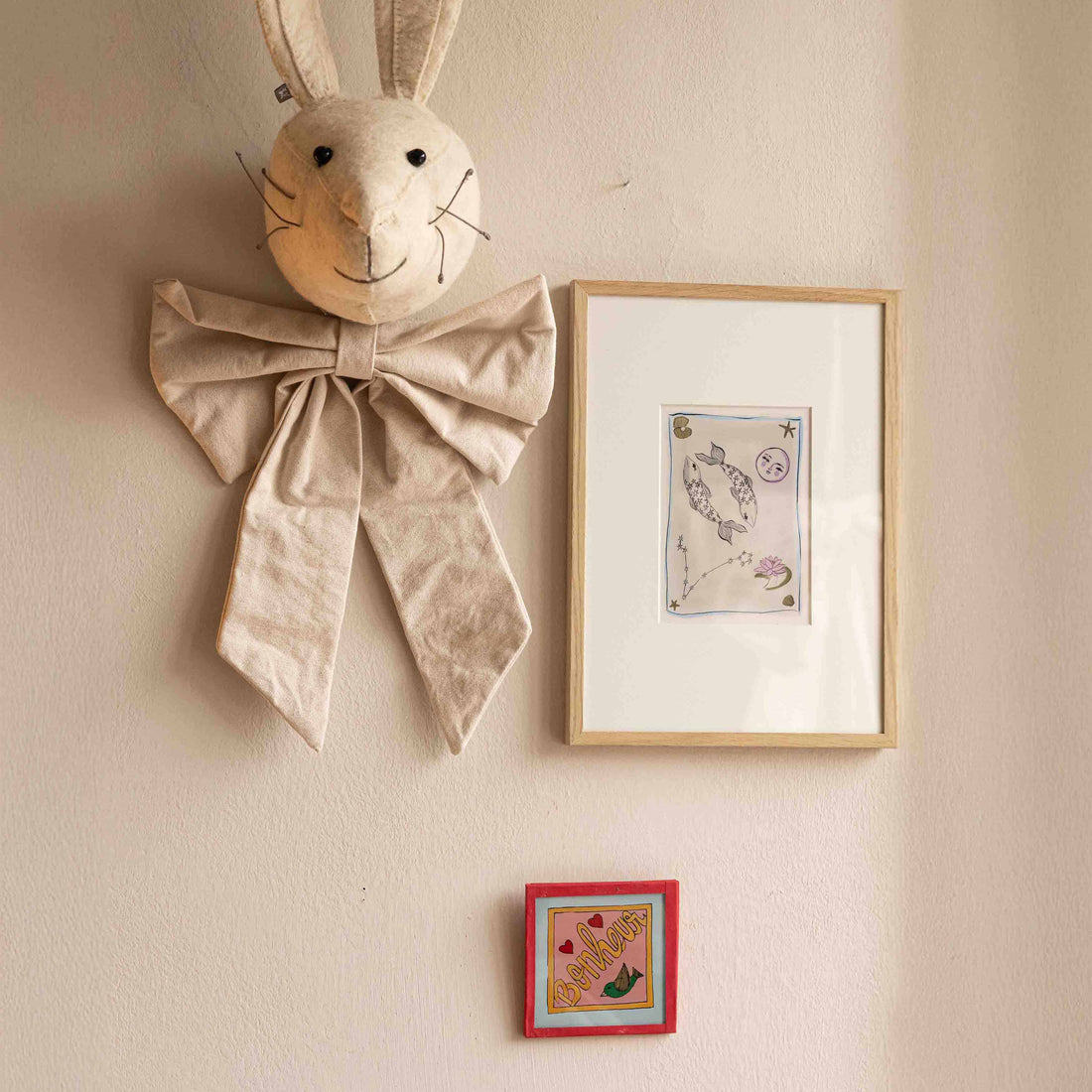 Bonheur painting Green Bird - Mini