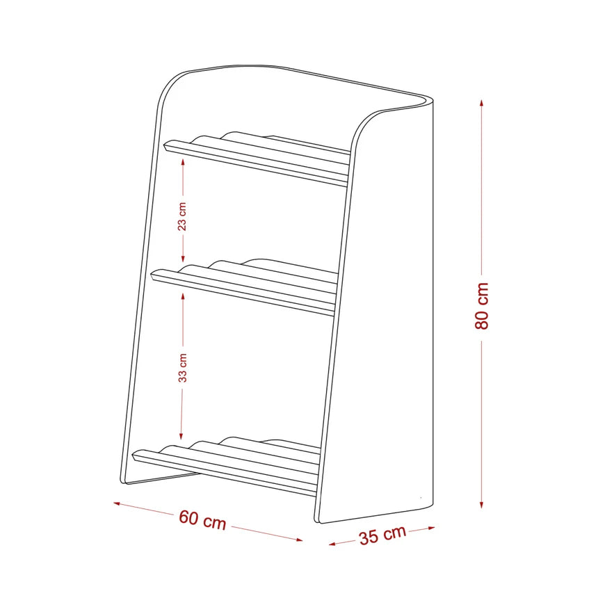 Curvy Bookcase