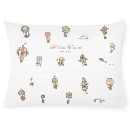 Satin Cushion Cover - Hot Air Balloons