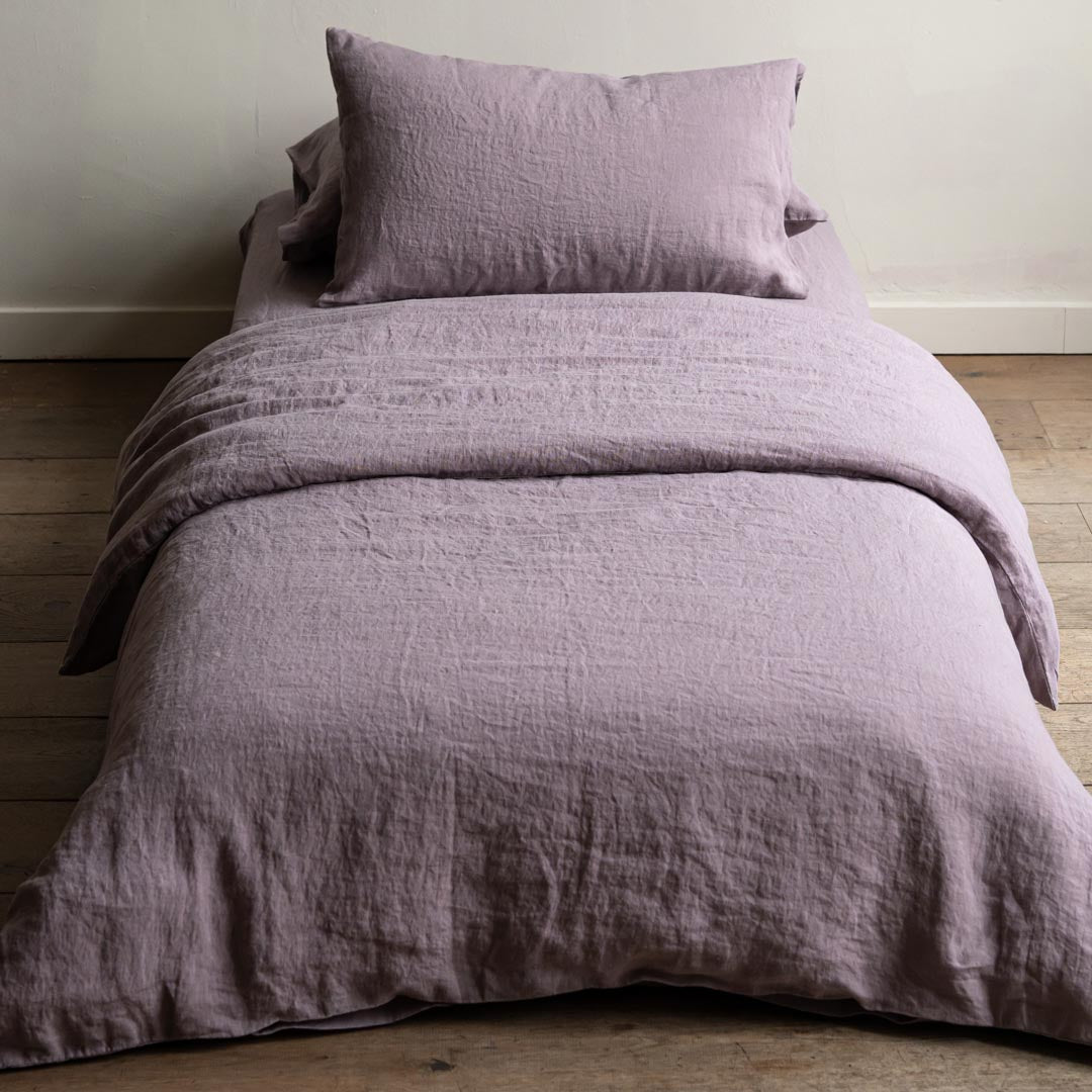 Linen Duvet Cover Dusty Lilac