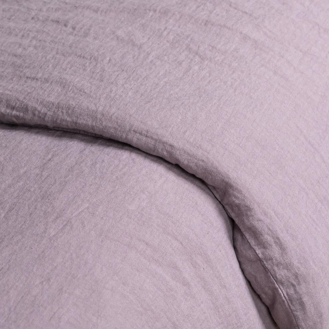 Linen Duvet Cover Dusty Lilac