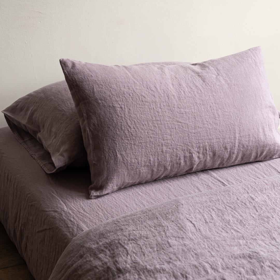 Linen Pillow Cover Dusty Lilac