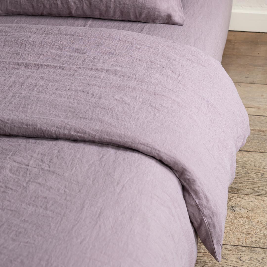 Linen Duvet Cover Dusty Lilac