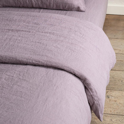 Linen Duvet Cover Dusty Lilac