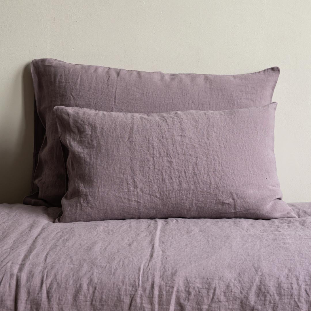 Linen Pillow Cover Dusty Lilac