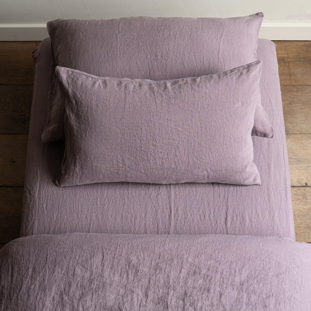 Linen Pillow Cover Dusty Lilac