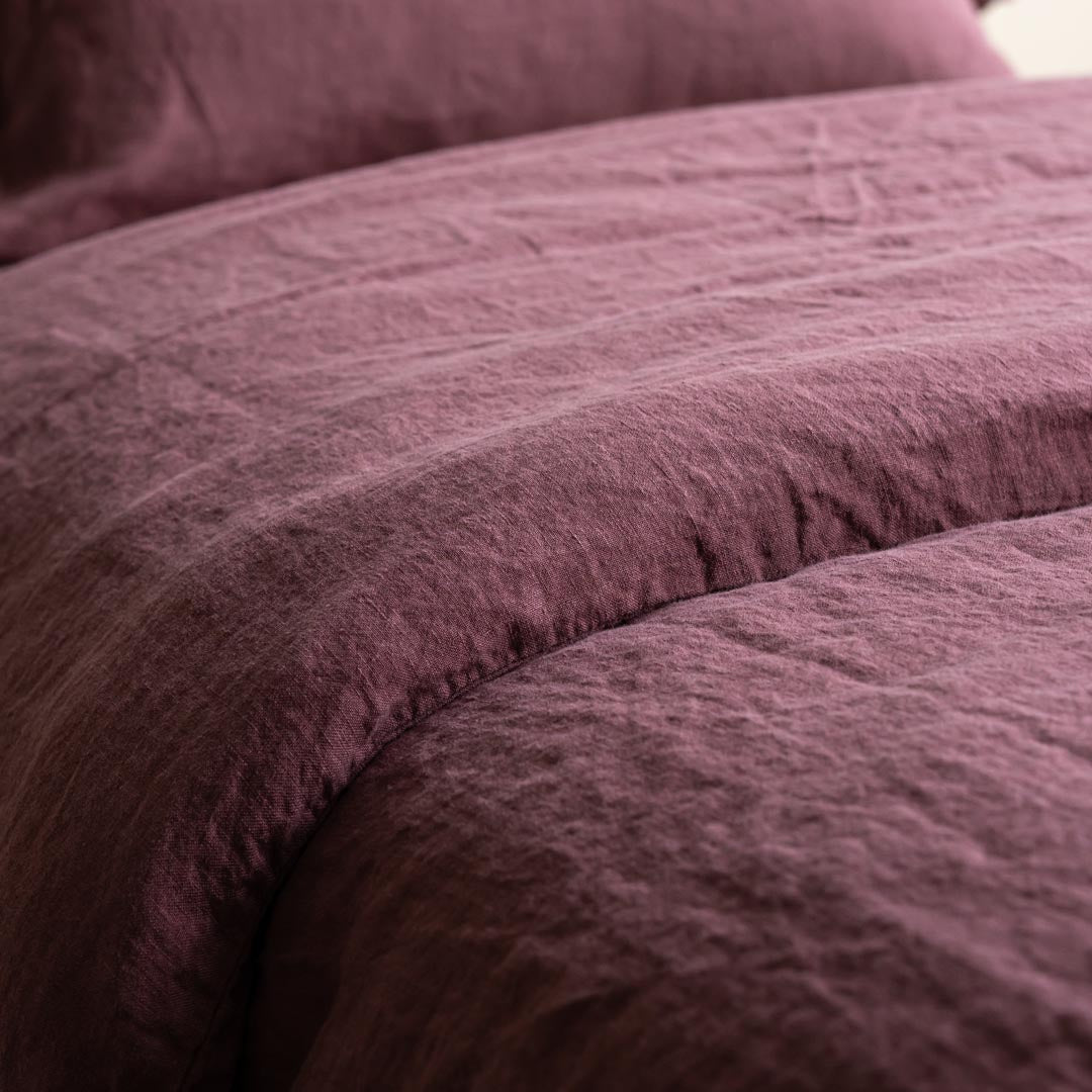 Linen Duvet Cover Plume