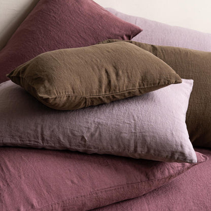 Linen Cushion Cover Mosswood 30x40