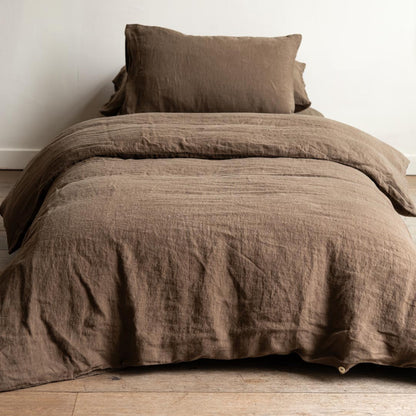 Linen Duvet Cover Mosswood