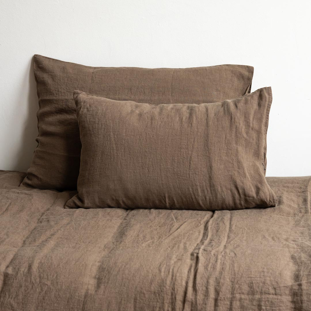 Linen Pillow Cover Mosswood