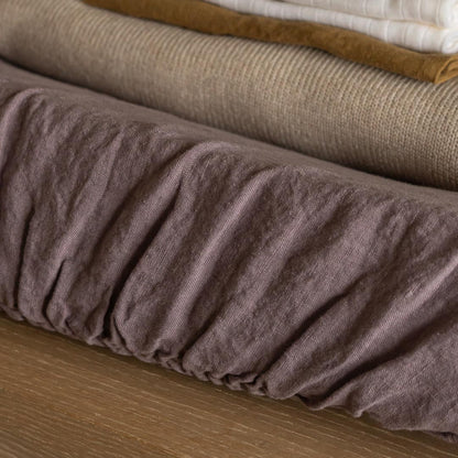 Linen changing pad cover Dusty Lilac