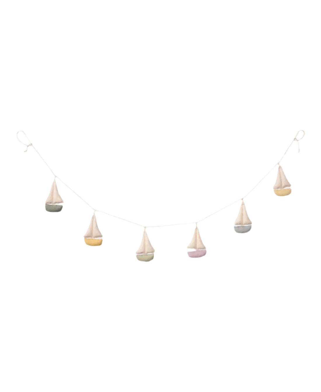 Cala Garland by Dear April hanging above a cot